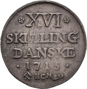 Frederik IV, 1 mark 1715