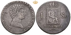 Speciedaler 1824. Små riper og hakk/minor scratches and pecks