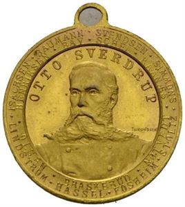 17. mai 1903. Otto Sverdrup. Forgylt bronse