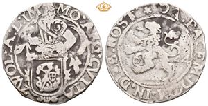 Zwolle. 1/2 løvedaler 1644. (13,00 g). Sjelden/rare