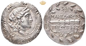 MACEDON, Roman Protectorate, Republican period. First Meris. Circa 167-149 BC. AR tetradrachm (16,96 g)
