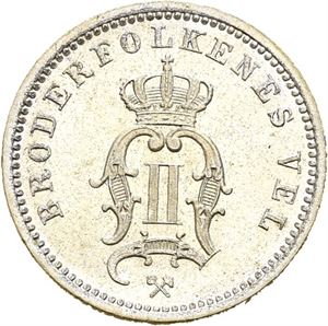 OSCAR II 1872-1905, KONGSBERG, 10 øre 1901