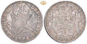 Carl III, 8 reales 1776. FM