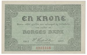 1 krone 1917. 4233246.