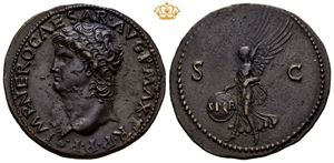 Nero. AD 54-68. Æ as (11,24 g).