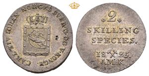 2 skilling 1825