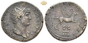 Æ Dupondius 124-125 AD