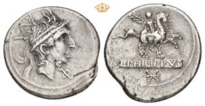 AR Denarius 113-112 BC