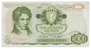 500 kroner 1982. A.5122264