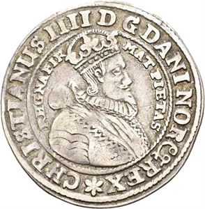 CHRISTIAN IV 1588-1648 1/4 speciedaler 1629. S.23