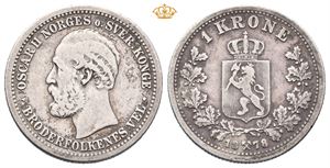 Norway. 1 krone 1878