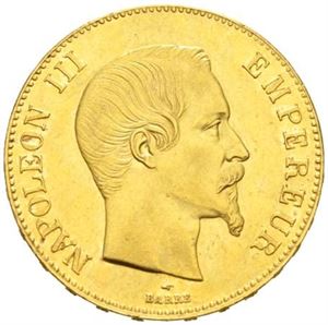 Napoleon III, 100 francs 1858 A