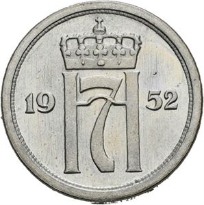 25 øre 1952. Prakteksemplar/choice.