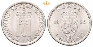Norway. 1 krone 1956