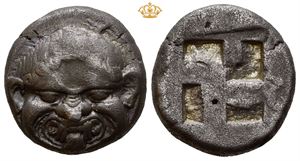 MACEDON, Neapolis. Circa 500-480 BC. AR stater (9,68 g).