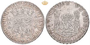 Carl III, 8 reales 1761. MM