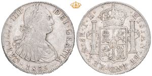 Carl IV, 8 reales 1805. TH