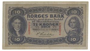 10 kroner 1931. R0090877