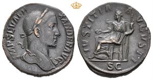 Severus Alexander, AD 222-235. Æ sestertius (18,82 g)