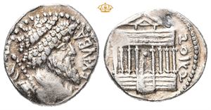 KINGS of NUMIDIA. Juba I, 60-46 BC. AR denarius (3,06 g)