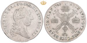 Joseph II, 1/2 kronentaler 1789 A. Wien