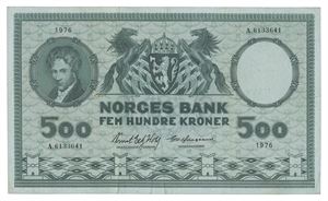 500 kroner 1976. A.6133641