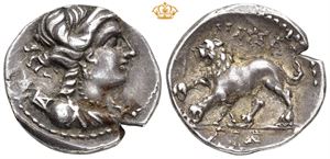 AR Tetrobol, circa 130-121 BC