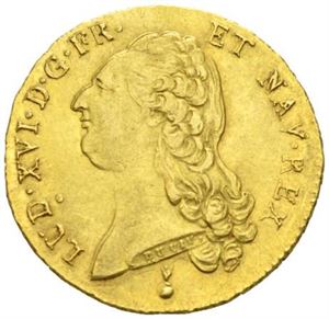 Ludvig XVI, 2 Louis d`or 1786 AA