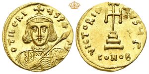 Tiberius III (Apsimar). AD 698-705. AV solidus (4,40 g).