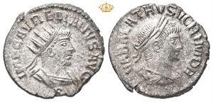 Aurelian, with Vabalathus, AD 270-275. BI antoninianus (3,50 g)