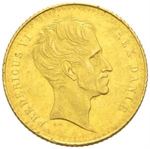 Frederik VI, 2 Frederik d`or 1837.