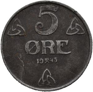 5 øre 1945