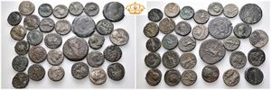 Lot of 30 Roman provincial BI tetradrachmas and 3 Æ drachmas from EGYPT, Alexandria