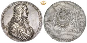 Carl Ludwig and Citadel Friedrichsburg in Mannheim 1676