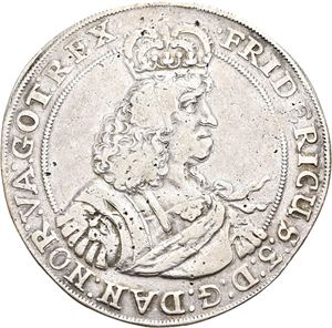 FREDERIK III 1648-1670 Speciedaler 1663. S.21