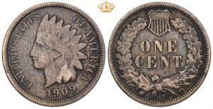 Indian Cent 1909 S