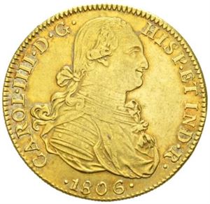 Carl IV, 8 escudos 1806