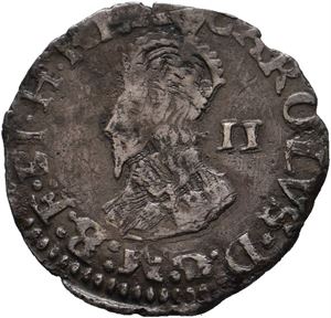 England, Charles I 1625-1649, half groat u.år