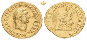 Vitellius, with L. Vitellius the Elder, AD 69. AV aureus (20,5 mm; 7,05 g)