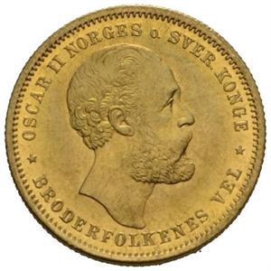 20 kroner/5 species 1875