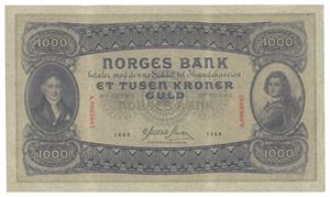 Norway. 1000 kroner 1943. A0963087