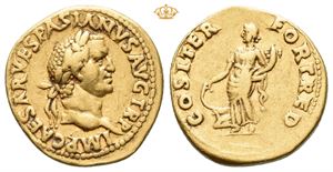 Vespasian. AD 69-79. AV aureus (7,10 g).