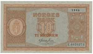 10 kroner 1946 E