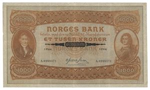 1000 kroner 1946. A0288371