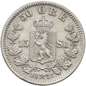 50 øre/15 skilling 1875