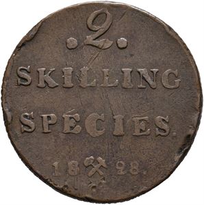 2 skilling 1828