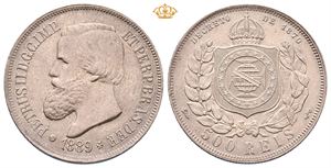 Brazil. Pedro II, 500 reis 1889
