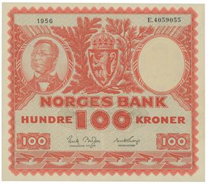 100 kroner 1956. E.4059055