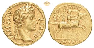Augustus, 27 BC-AD 14. AV aureus (20 mm; 7,86 g)
