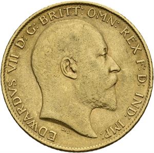 Edward VII, 1/2 sovereign 1907
